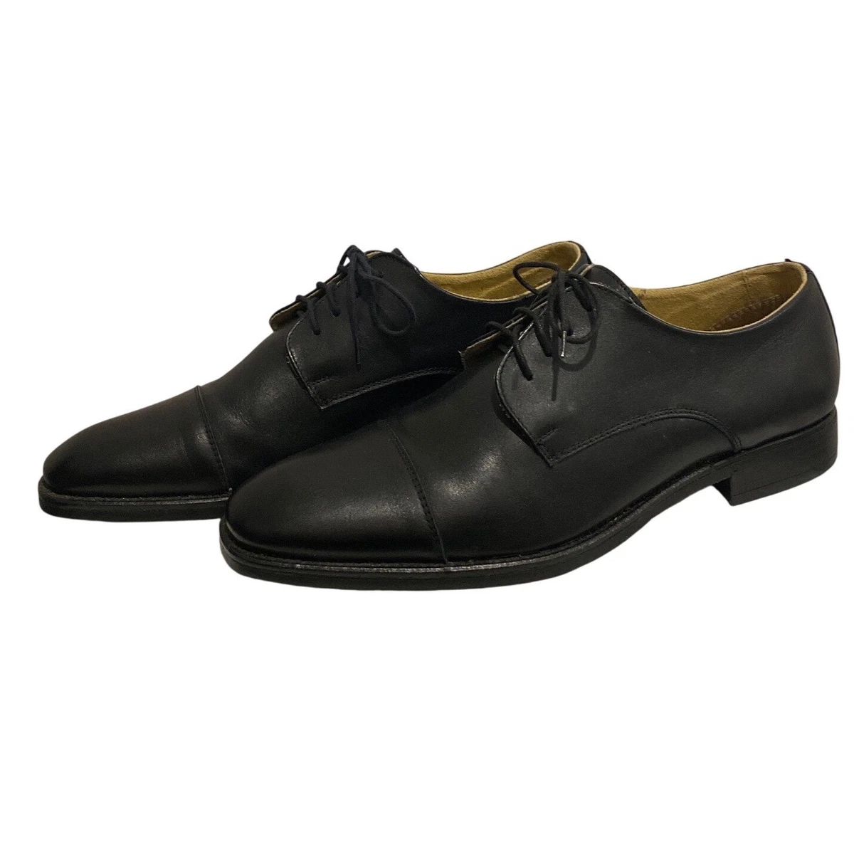Chaussures Homme Concepts By Claiborne En Cuir Noir Taille 9.5 US | Occasion Classique