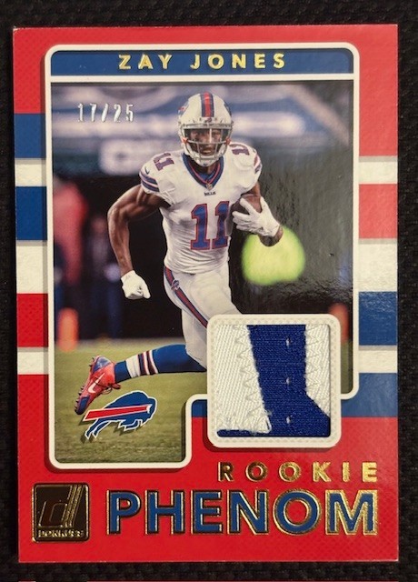 Zay Jones Panini Donruss Rookie Phenom Jerseys #11 Base