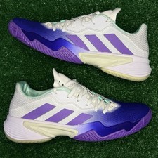 Adidas Barricade Tennis Shoes Women  s 9 Lucid Blue Violet Pulse Mint EUC