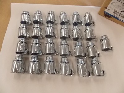 New Box of 25 T&B 3112 1/2'' Tite-Bite AC/FMC Cable Connectors Insulated U4