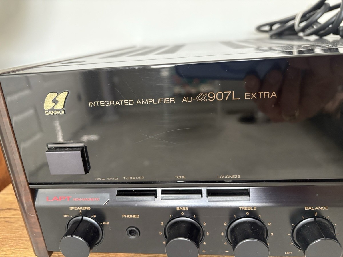 sansui au-α907L Extra SANSUI AU-α907L Extra 100V Basic Working sold For Part ? | eBay
