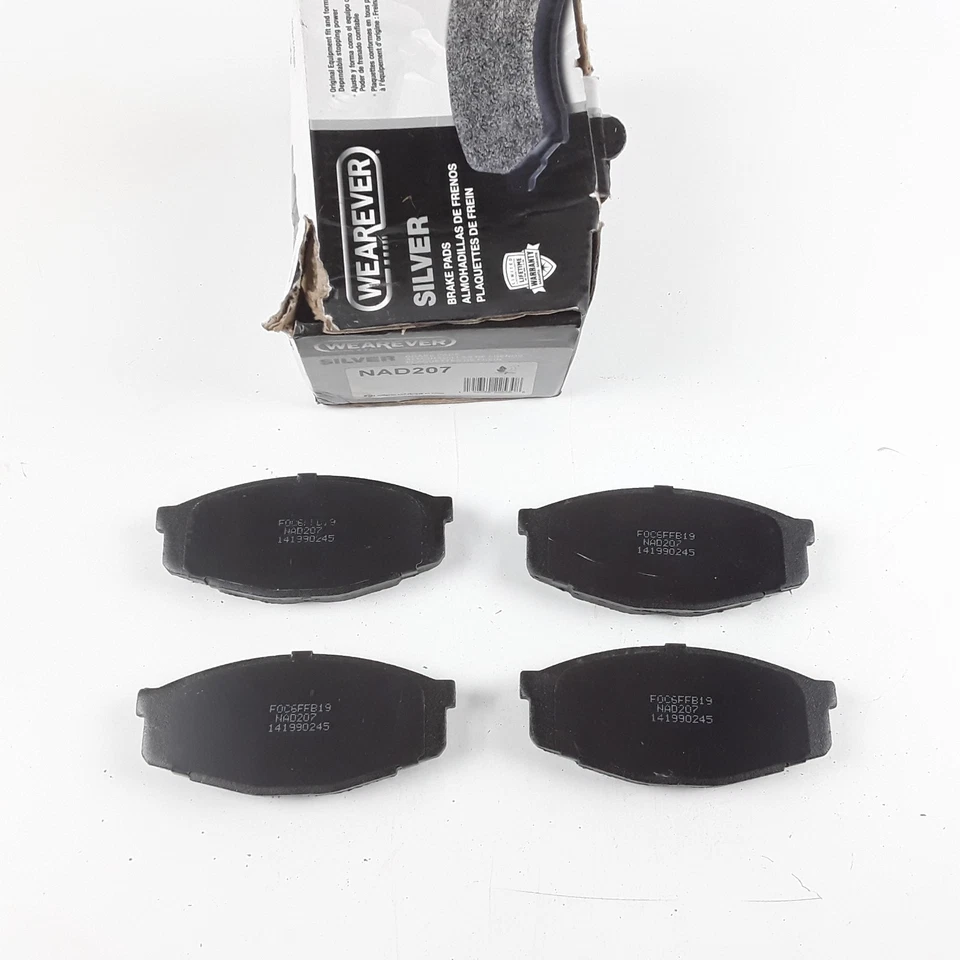 Juego de pastillas de freno de disco delanteras Carquest NAD207 para camioneta Toyota 1992 1993 1994 1995 Foto 3 de 4