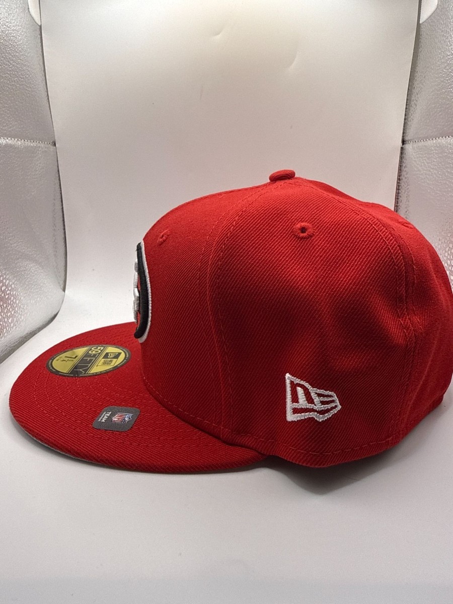 New Era 59FIFTY San Francisco 49ers Fitted Hat 7 1/8 NFL Red
