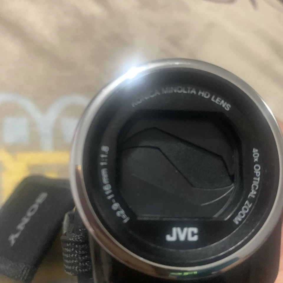 JVC Everio HD Camcorder Video Camera GZ-HM35BU 40x Zoom WORKING EUC - Image 3 of 4