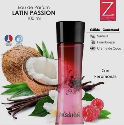 Zermat Latin Passion Eau De Parfum W/pheromones , 3.38 fl oz 100ml by zermat