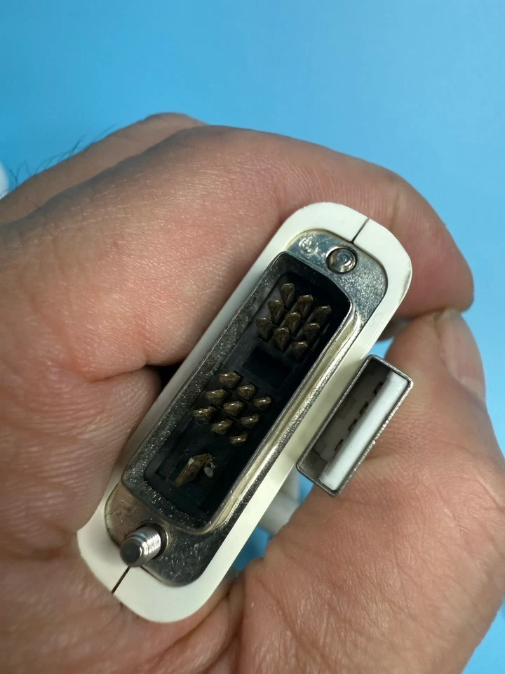 Vintage Apple DVI to ADC Adapter A1006 and Power Cord for Cinema Display Monitor - Image 3 of 4