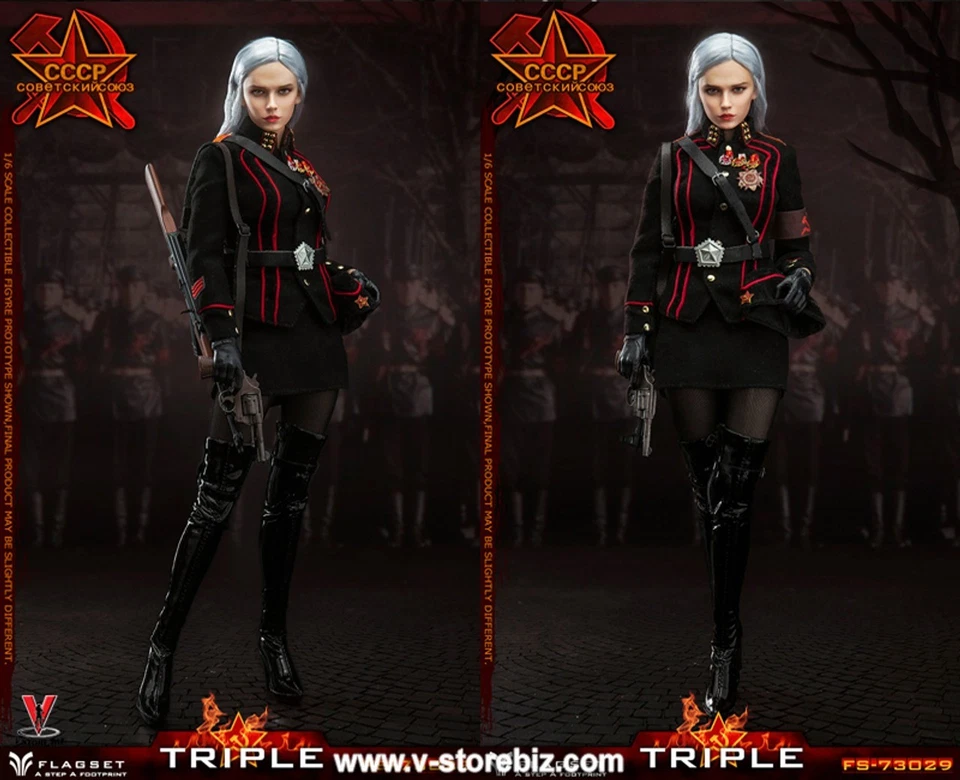 Flagset 1/6 Fs73029 Red Alert Soviet Female Katyusha 1/6 scale FREE SHIPPING - Image 3 of 4