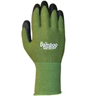 Bellingham Bamboo Gardener Nitrile Palm Gloves, Green, Medium