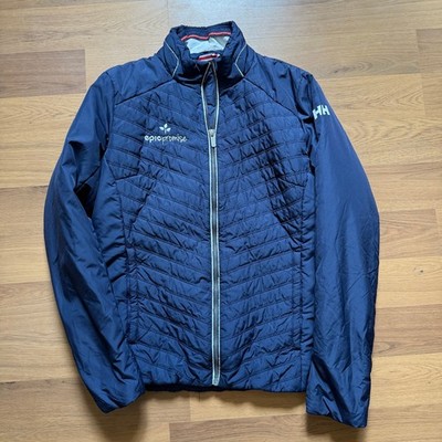 Women's Helly Hansen Epic Ski Pass Promise Navy Blue Crew Insulator Jacket Sz XL