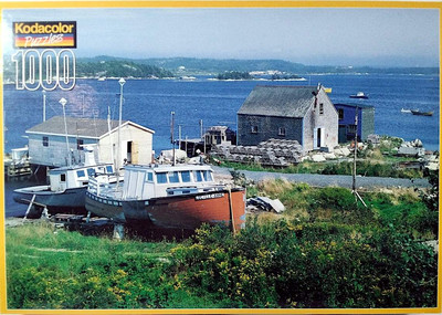 1999 West Dover Nova Scotia Canada 1000 pc 18-15/16'' X 26-3/4'' Rose Art Puzzle