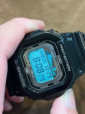 Casio G-SHOCK White Glx-5600 G-lide Mens Watch Tide Surfer