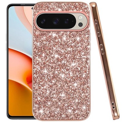 For Google Pixel 10 Pro XL 10A 9 8A 7 6A Slim Glitter Soft TPU Shockproof Case
