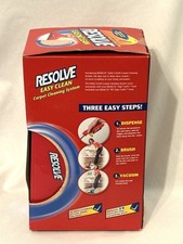 Resolve Easy Clean Carpet Cleaning Brushing Kit Gadget and 1 Can of Cleaner NIB