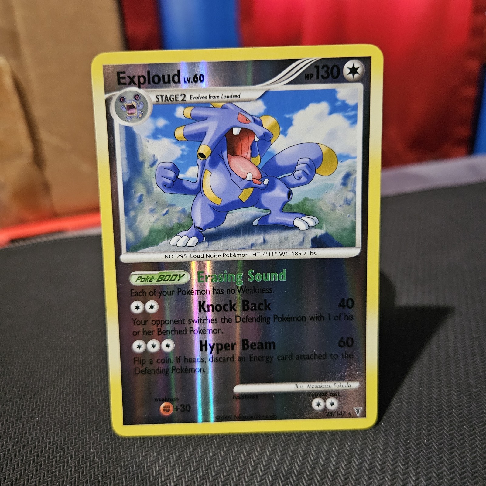Exploud Pokemon TCG Supreme Victors Reverse Holo Rare Card #28/147