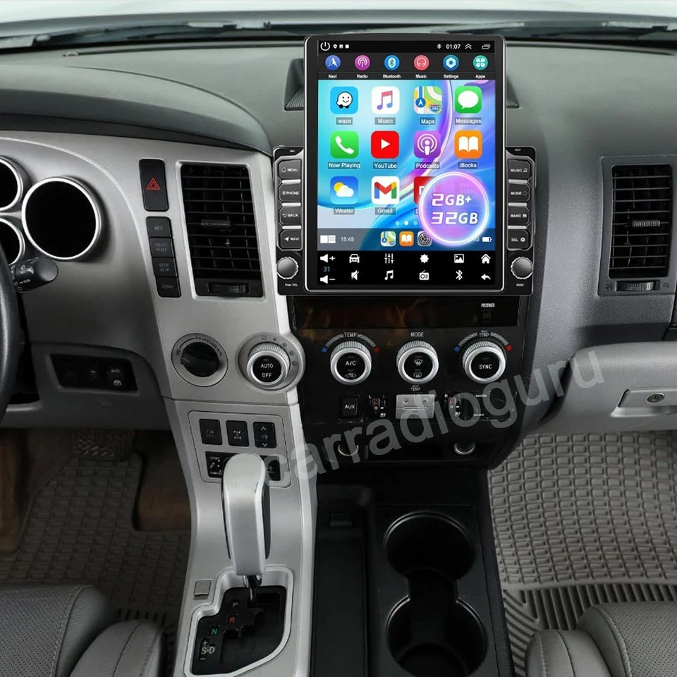 9,7 «ДЛЯ TOYOTA SEQUOIA 2008-2022 APPLE CARPLAY ANDROID AUTO автомобиля стерео радио - Изображение 3 из 4