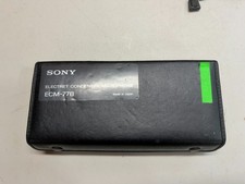 Sony ECM-77B Electret Condenser Omnidirectional Lavalier Microphone AS-IS