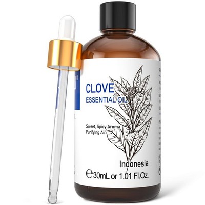 1 Fl Oz Clove Oil for Teeth and Gums, Oral Care, DIY Clean Spray, Aromatherapy,