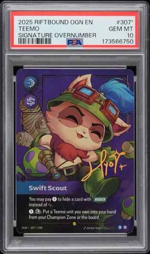 Teemo, Swift Scout graded PSA 10 for sale on eBay