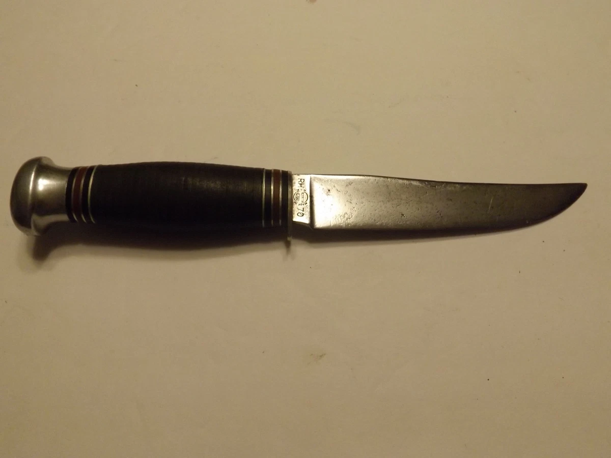 Remington Plain Leather Handle Collectible Vintage Factory