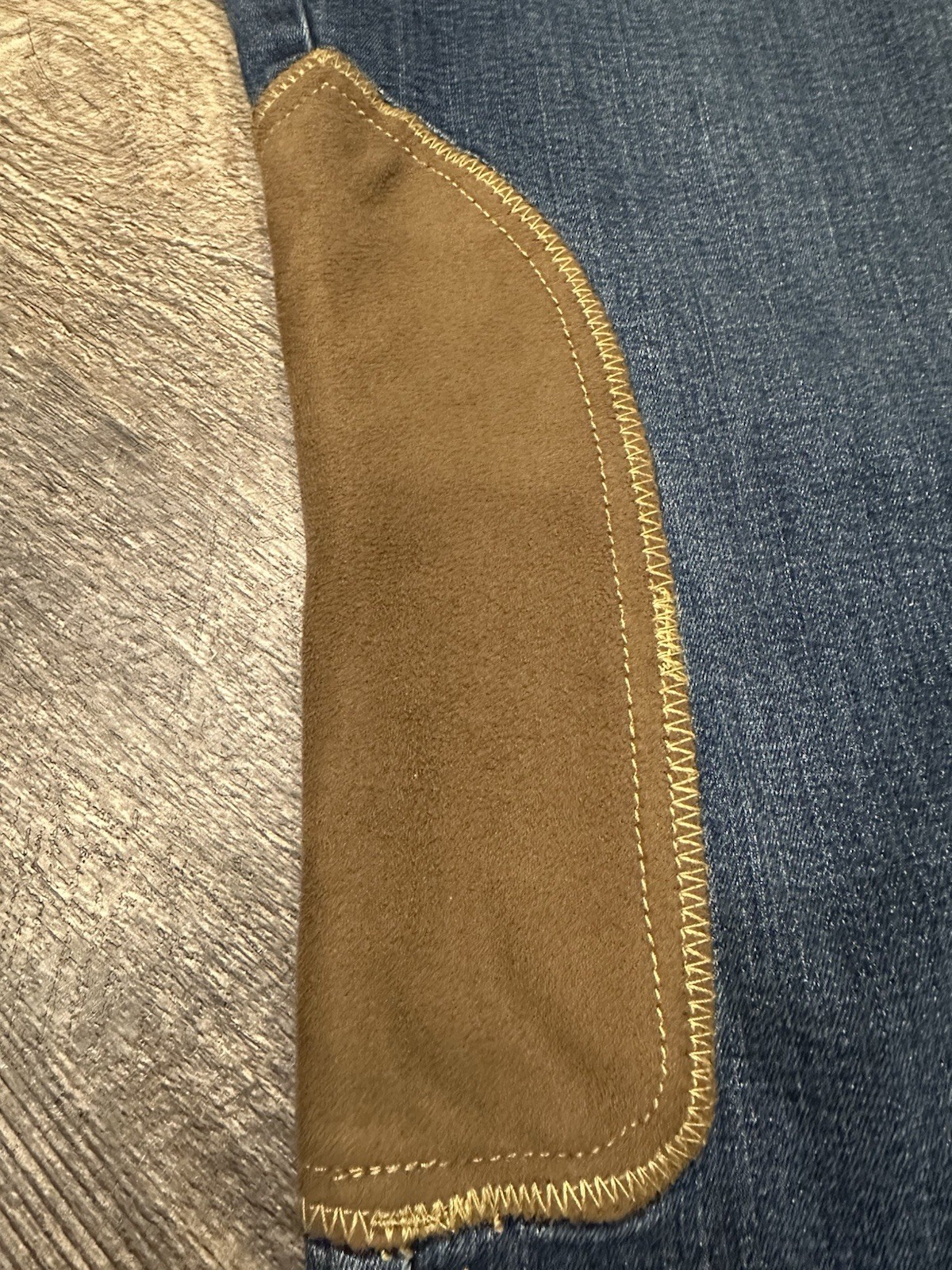 Goode Rider Women's Knee Patch Equestrian Jean Denim Breeches  Size 36R