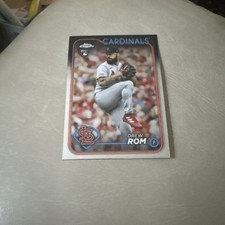 Drew Rom Rookie 2024 Topps Chrome #195 RC St. Louis Cardinals