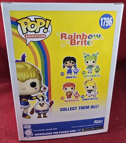 Rainbow Brite With Sprite Hot Topic Exclusive # 1796 (Nib) With Pop Protector - Picture 7 of 7