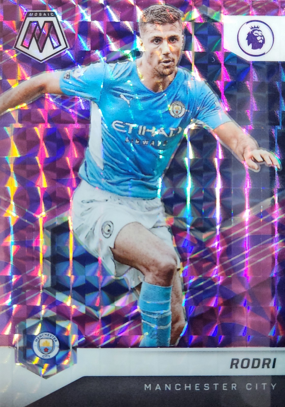 Soccer 2021-22 Mosaic Premier League (Pick Your Card) Reactive Purple Mosaic