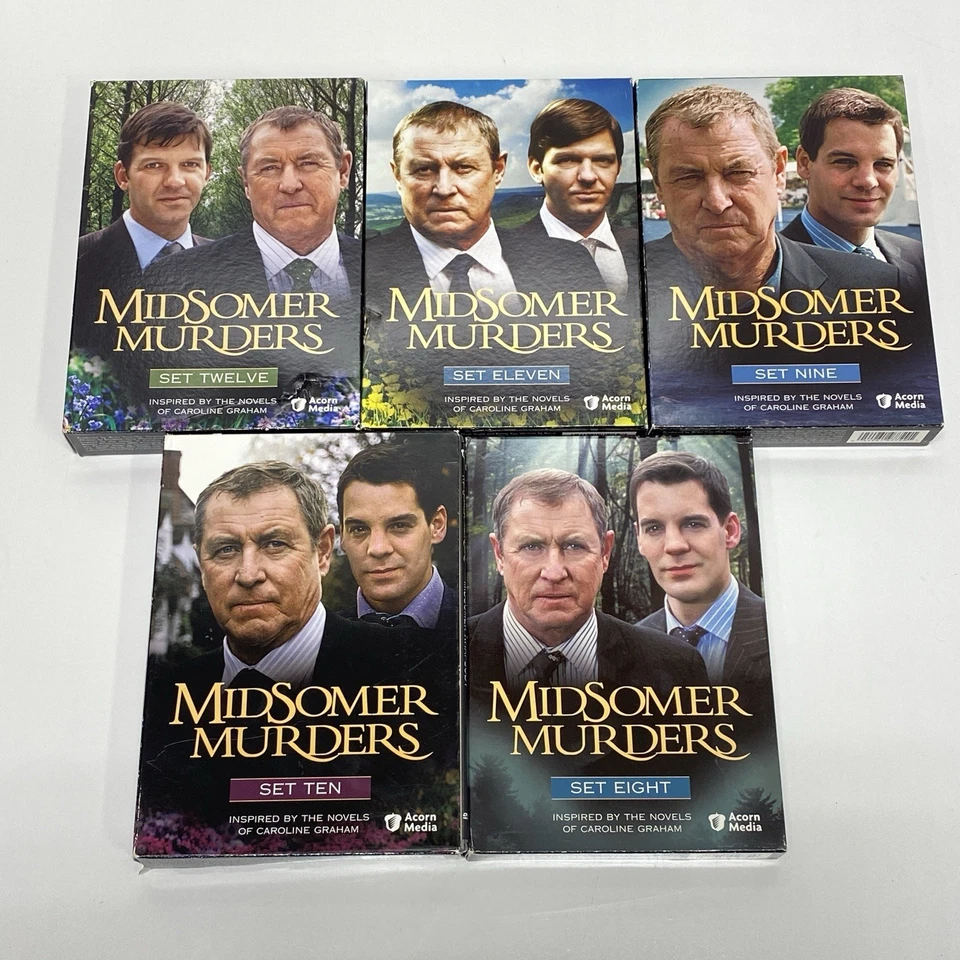 Midsomer Murders British Drama Series Boxed DVD Lot of 11 Sets 6-12,16,18,20,22 - Image 4 of 4