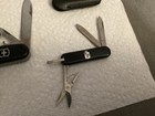 Vintage BLACK ~ Officier Suisse Rostfrei Victorinox Swiss Army Knife Lot Of Two — photo 3