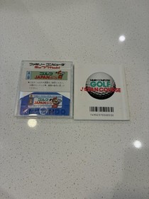 Mario Golf Course Japan Nintendo Famicom Disk System Import US Seller TESTED