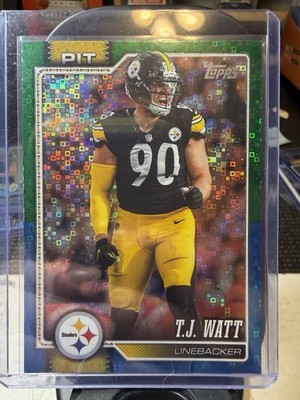 Topps 2026 T.J. Watt #254 Pittsburgh Steelers Parallel Serial Numbered 43/99