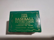1988 Topps Tiffany Limited Edition UK Mini Set Factory Sealed