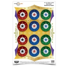 Birchwood Casey BC-35572 Pregame® 12" x 18" Star Burst Targets, 8 Pack