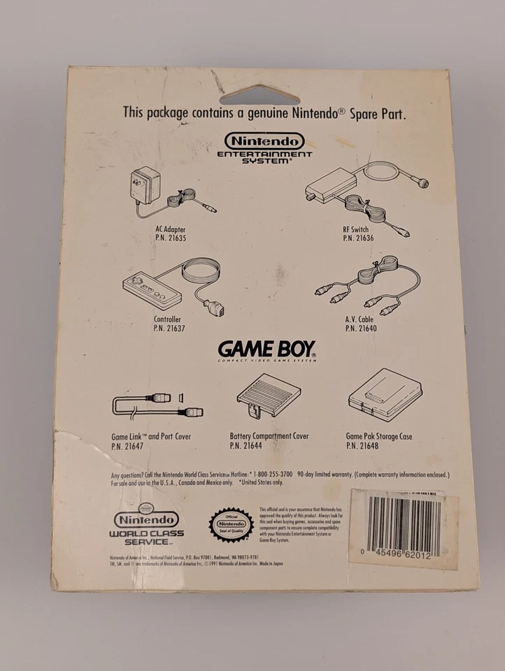 Genuine Nintendo Spare Part NES AC Adapter SERVICE CENTER Part 21635 - NEW ⬅️🔥 - Image 2 of 4