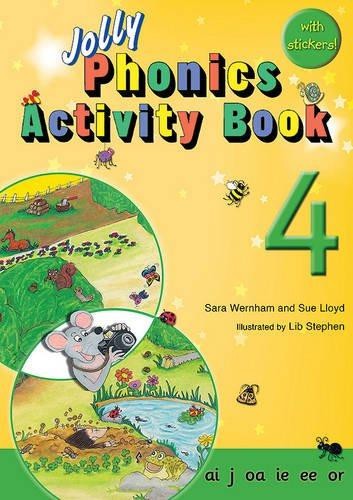 Jolly Phonics Activity Book 4: In Precursive Letters... - Wernham, Sara