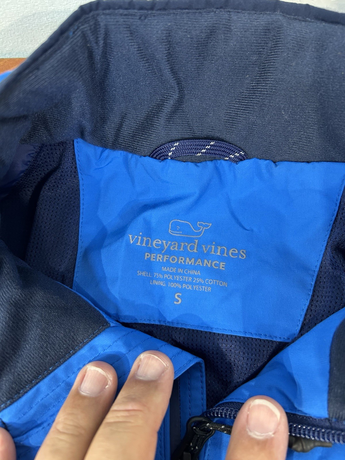 Vineyard Vines Performance Jacket Blue Full Zip W… - image 5
