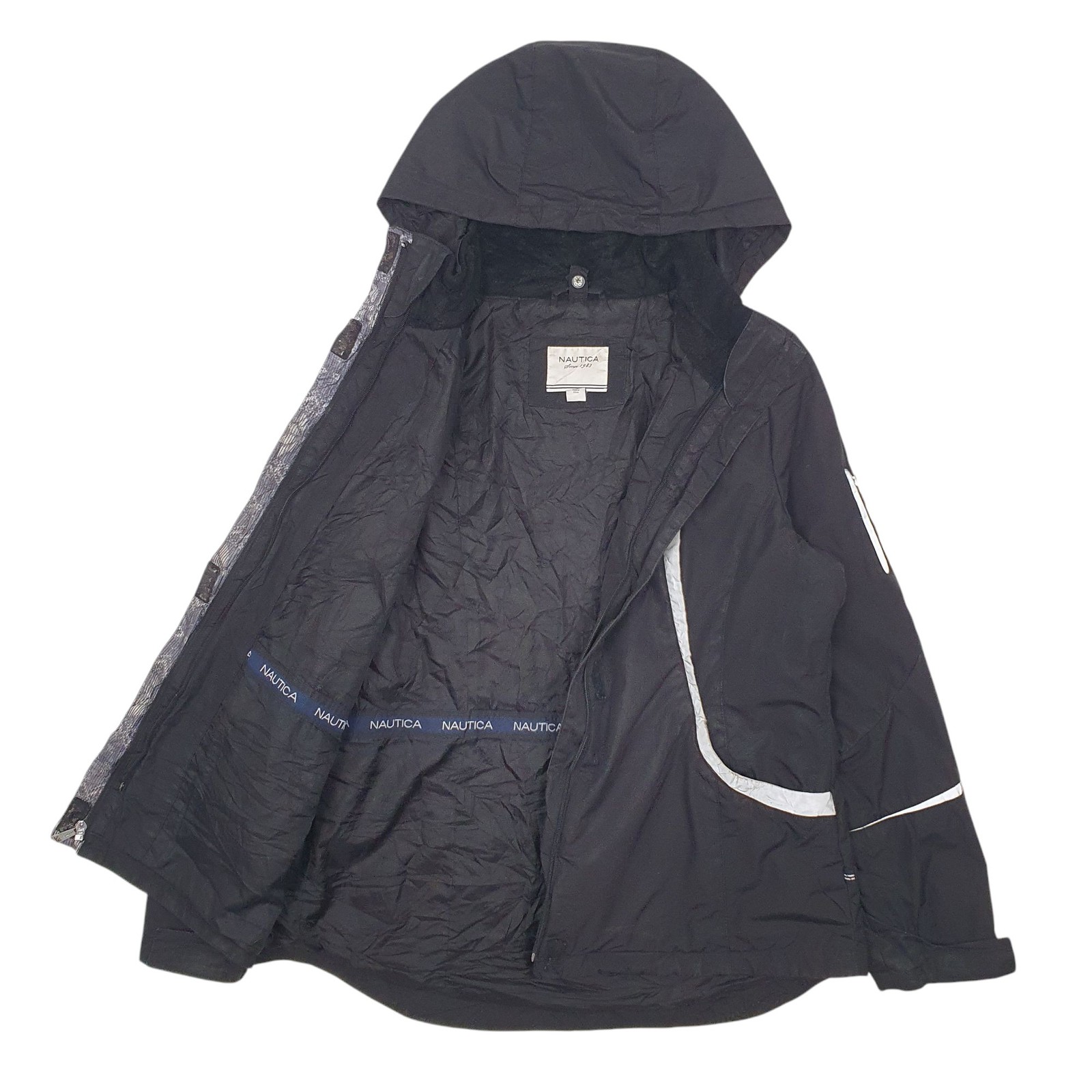 NAUTICA Waterproof Rain Jacket Coat Womens L image 2