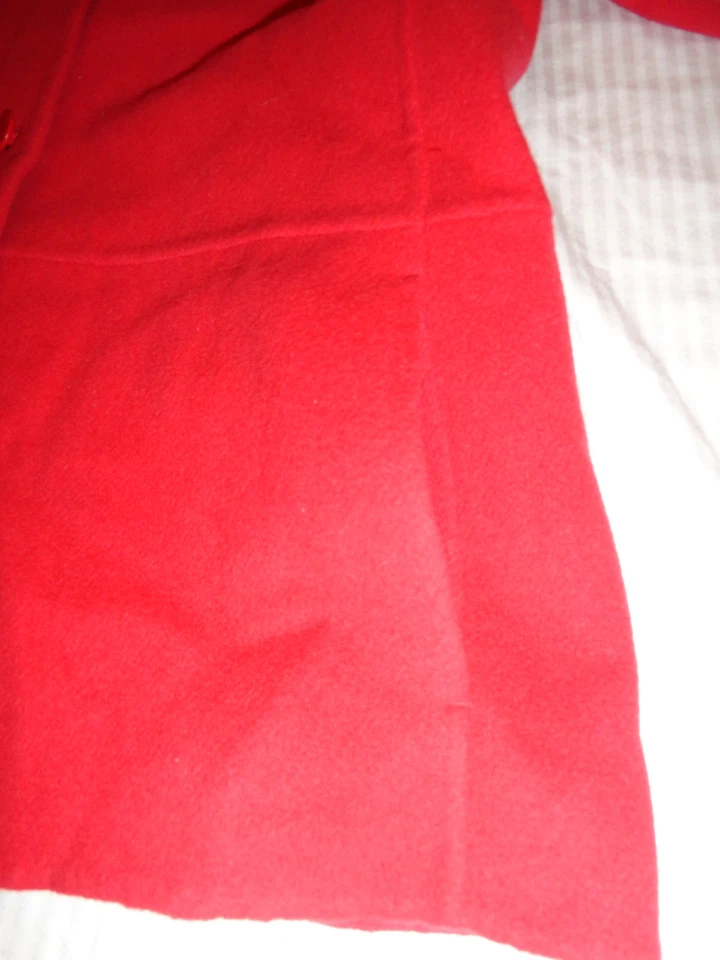 BLAZER ROJO CON BOTONES DE MEZCLA DE LANA/CACHEMIRA EILEEN FISHER PARA MUJER PS Foto 4 de 4