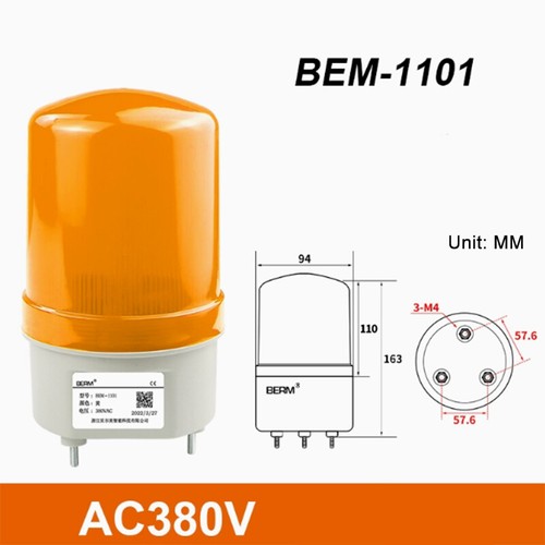 LTE-1101 LED Warning Light Flashing Rotating Buzzer Emergency Car Auto 12V-380V - Picture 31 of 35