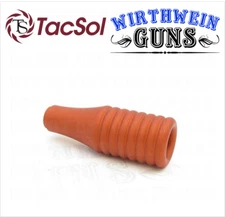EntirelyCrimson Ribbed Charging Handle for TacSol X-Ring Matte Orange