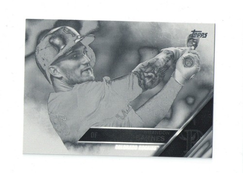 2016 Topps Black and White Negative Brandon Barnes #376