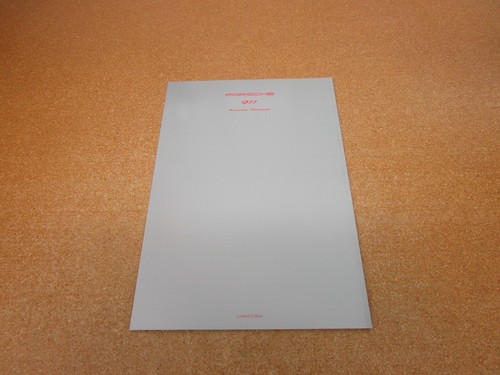 1992 Porsche 911 American Roadster Limited Edition sales brochure 8 pg folder