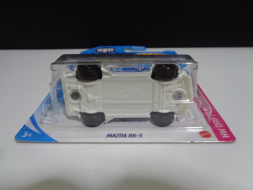 Hot Wheels 2021 Super Treasure Hunt Mazda RX-3 White STH US Carded