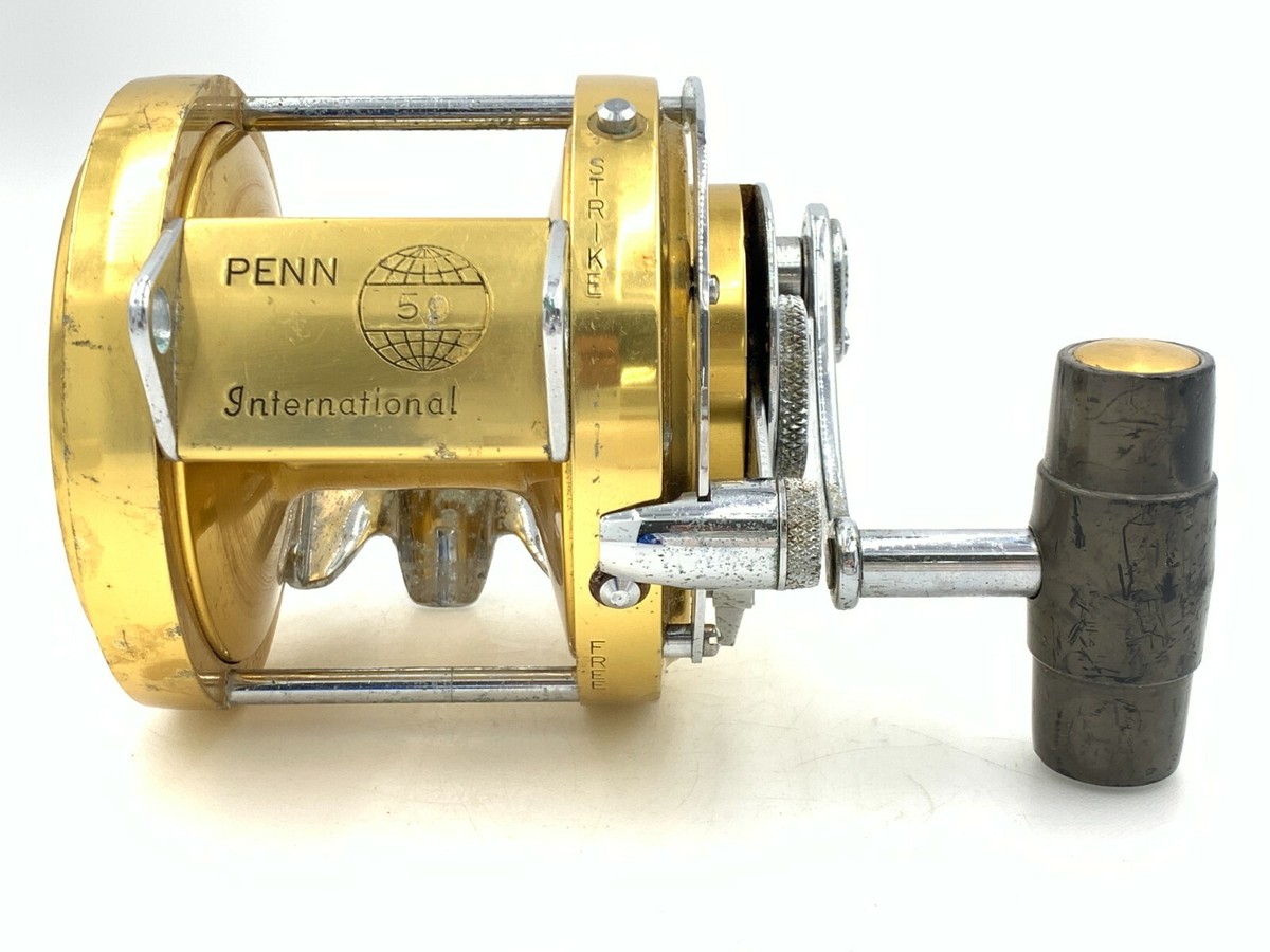 Penn ReelS International 50 Excellent Lever Drag Big Game Trolling sea 1959