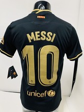 messi in black jersey