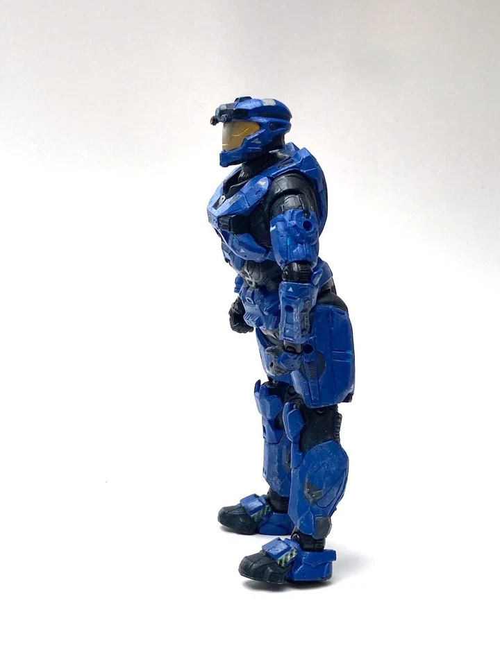 Spartan Soldier Rogue Blue Action Figure Halo 3 Collection Series 7 McFarlane - Image 4 of 4
