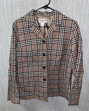 Pendleton Womens Beige Wool USA Made Sport Jacket Size 8