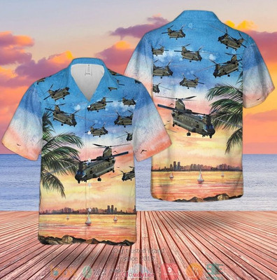 Raf Boeing Chinook Hc Mk6 Hawaiian Shirt Size S-5XL