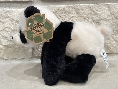 LL) Panda By The Petting Zoo, Black & White, 9'' x 7'' x 4'',  NWT