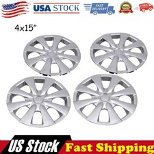 Set Of 4 2009-2013 Fits Toyota Corolla Wheel Cover Hubcaps 15 42621-02140 61147 Set Of 4 2009-2013 Fits Toyota Corolla Wheel Cover Hubcaps 15 42621-02140 61147